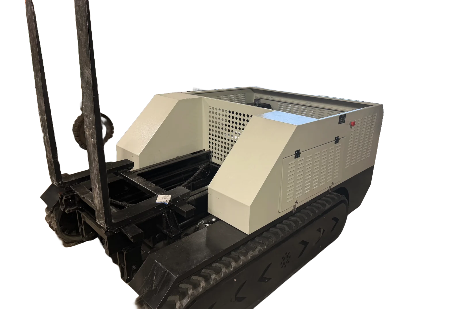 Libra-002B compact tracked module transportation robot with forks